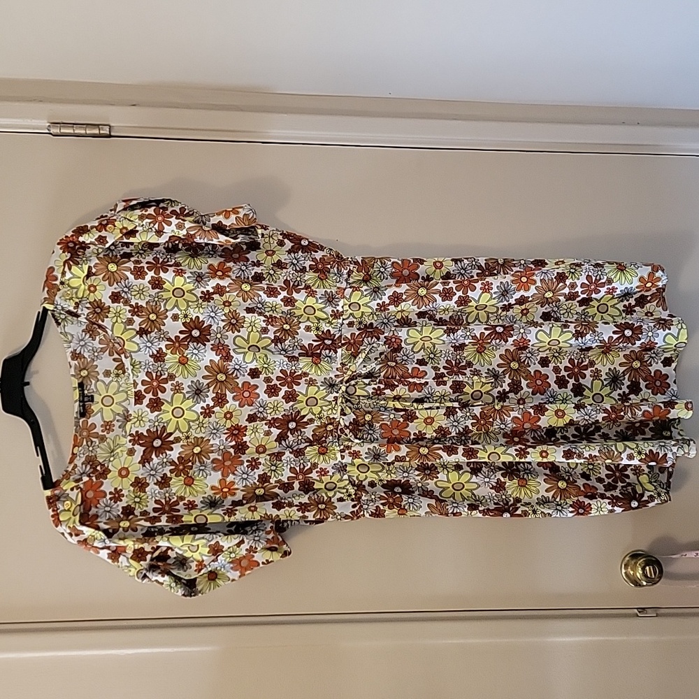 Women's New Glory 3X Yellow flower dress